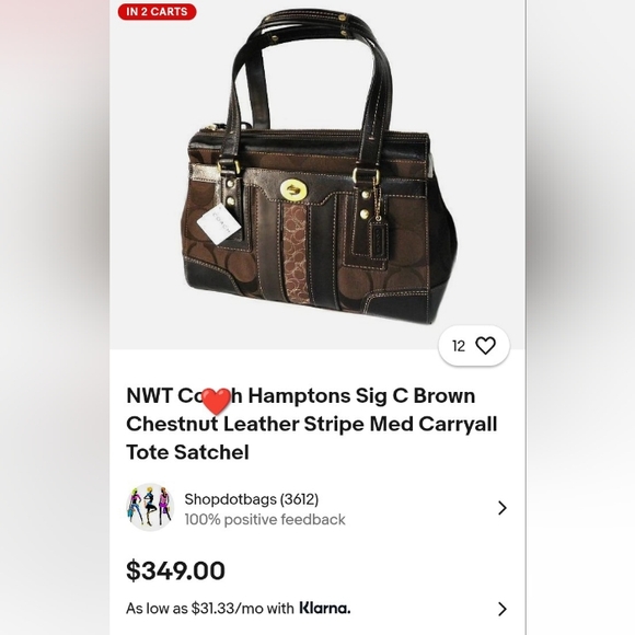 Coach Purse - Picture 5 of 5